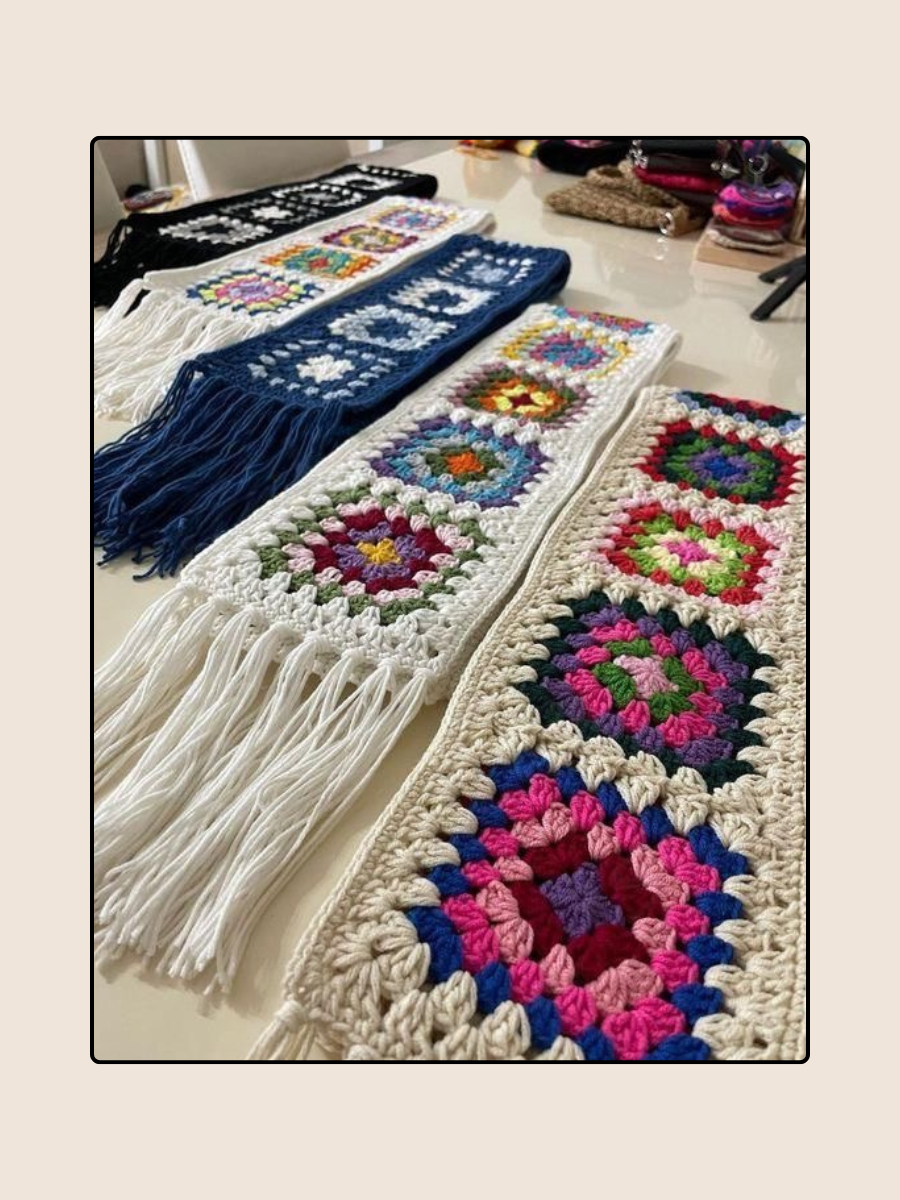 Granny Square Scarf - Masterclass - The Crochet Boy