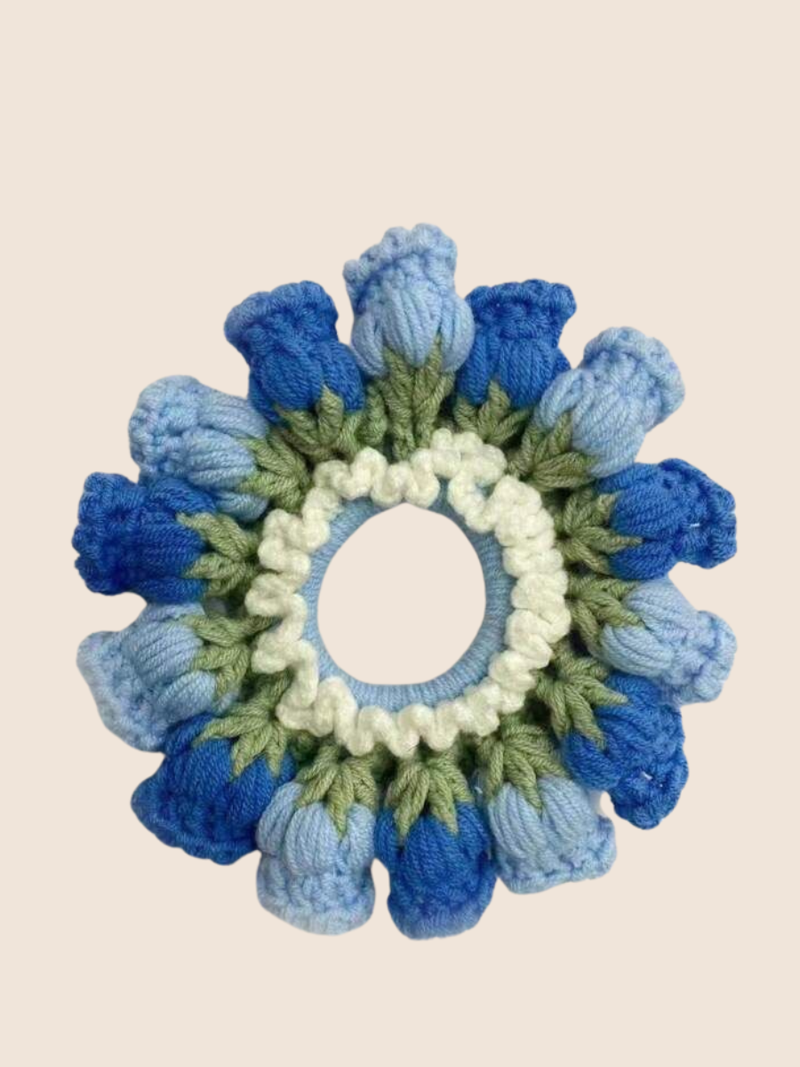 Tulip Scrunchie - Masterclass - The Crochet Boy