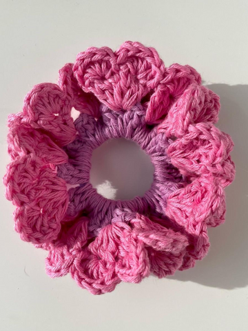 Love Heart Scrunchie - Masterclass - The Crochet Boy