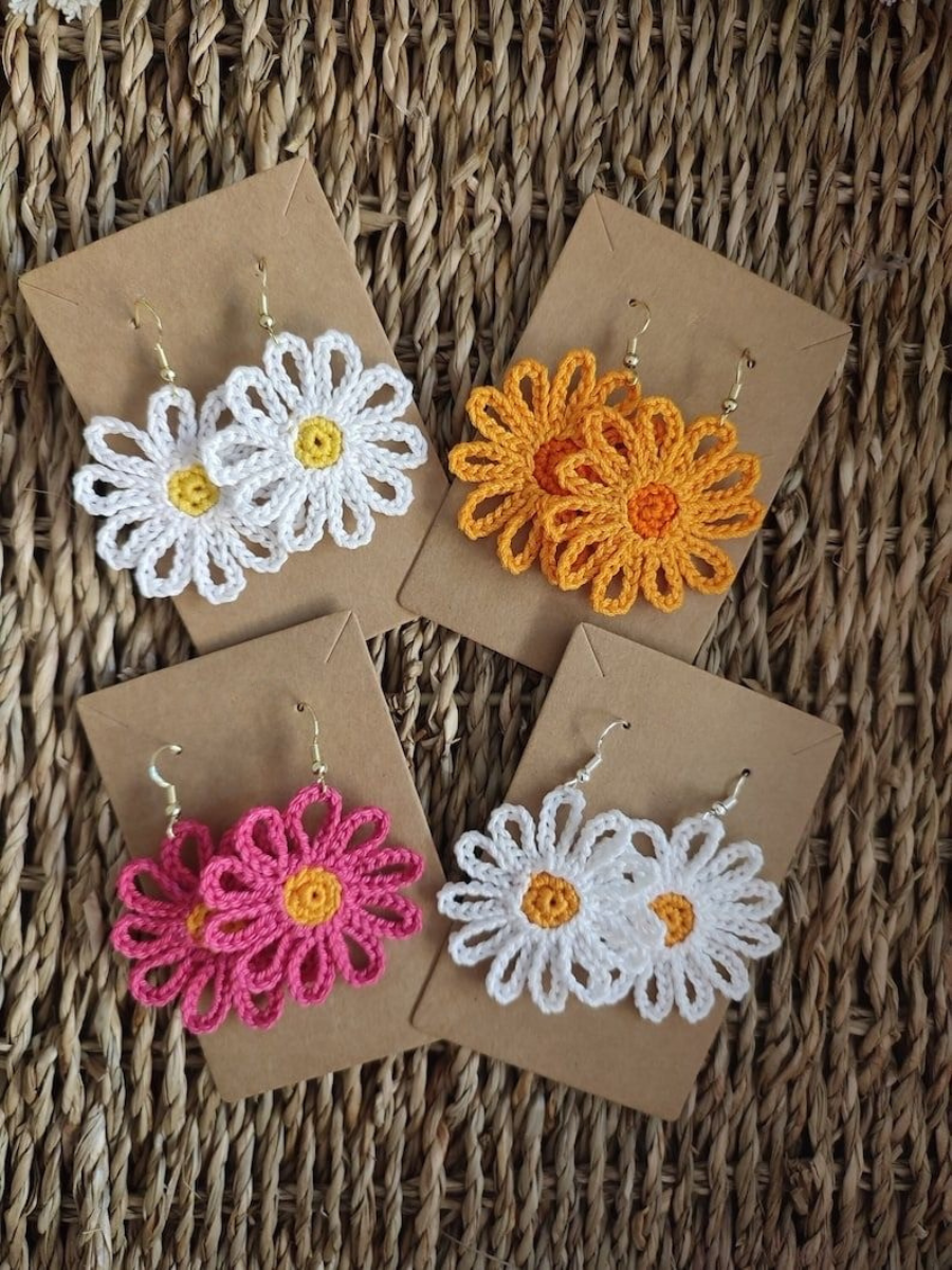 Floral Earring - Masterclass - The Crochet Boy